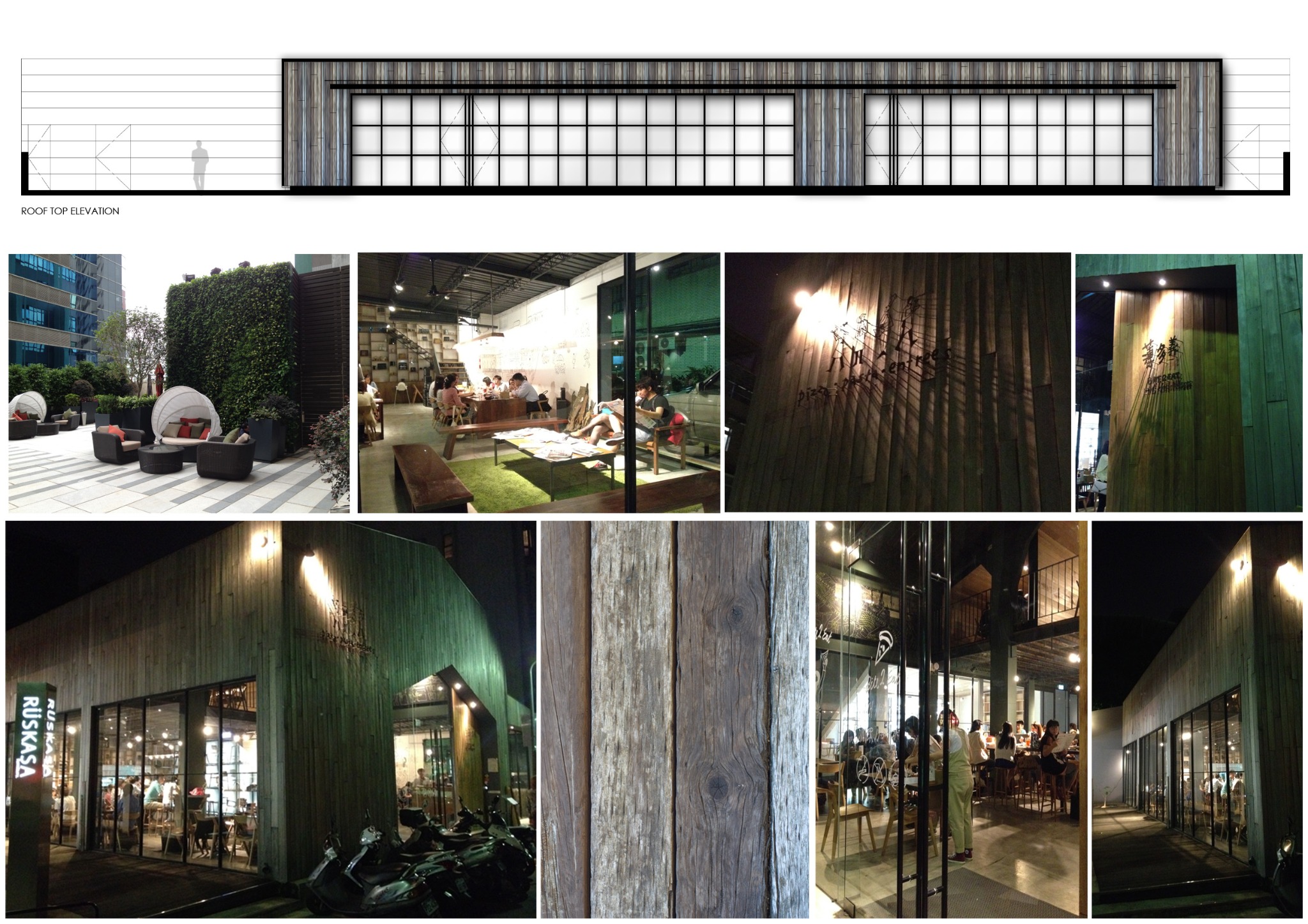 M Residence rooftop and cafe concept