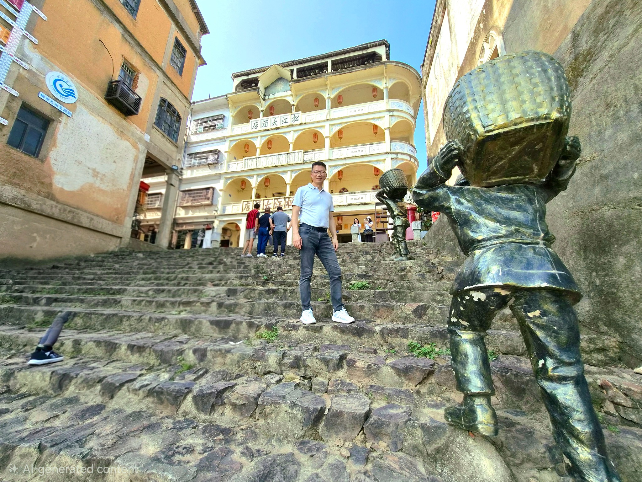Dr Francis Lee Kok Siong in historic Songkou